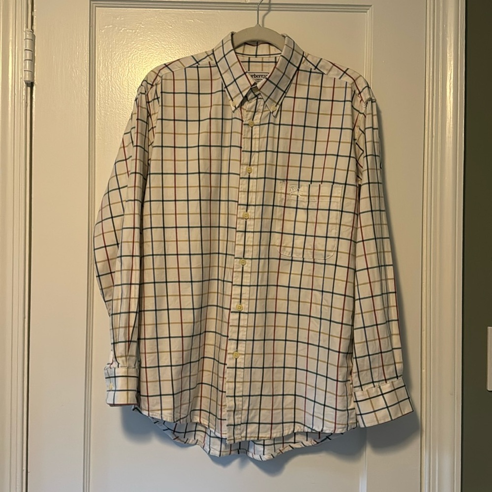 Burberrys Vintage Men’s Shirt 39(m).